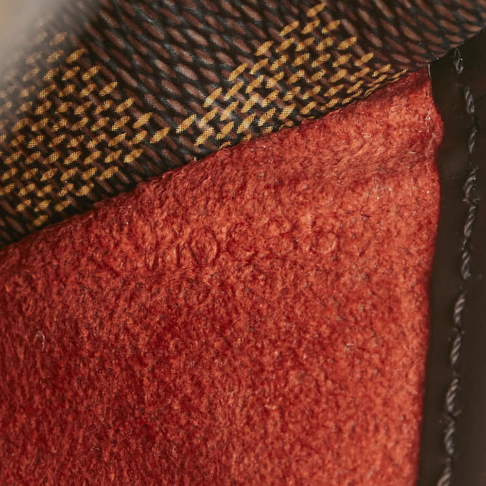LOUIS VUITTON Brown Damier Leather Shoulder Bag - Picture 11 of 12